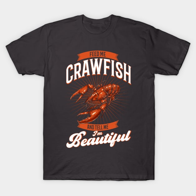 Seafood Crawfish Lover Crawfish T-Shirt by Toeffishirts